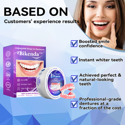 𝐁𝐢𝐤𝐞𝐧𝐝𝐚™💎 Conjunto de Revestimento de Silicone para Próteses Dentárias (🦷 Oferta Exclusiva! Só por 30 minutos! 🕒)