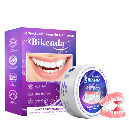 𝐁𝐢𝐤𝐞𝐧𝐝𝐚™💎 Conjunto de Revestimento de Silicone para Próteses Dentárias (🦷 Oferta Exclusiva! Só por 30 minutos! 🕒)